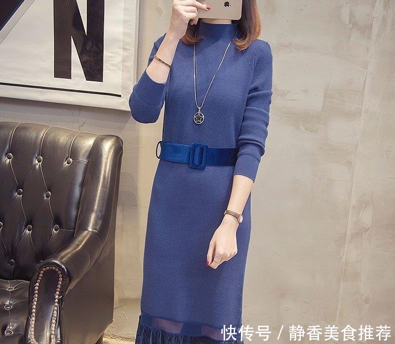  『气质』逛街这样穿：毛衣裙 羽绒服！洋气保暖不显臃肿，迷倒一片