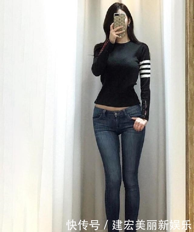 女人|牛仔裤美女穿出女神魅力,妩媚动人优雅好身姿,穿出女人自信!