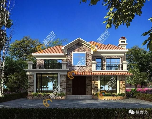 看了一眼就忘不了的别墅，准备好25万，果断回家建