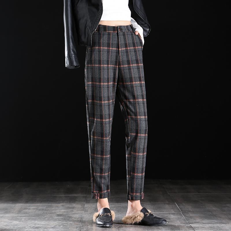 身高不足1米6，入秋后裤子别乱穿!九分烟管裤+马丁靴，巨显高