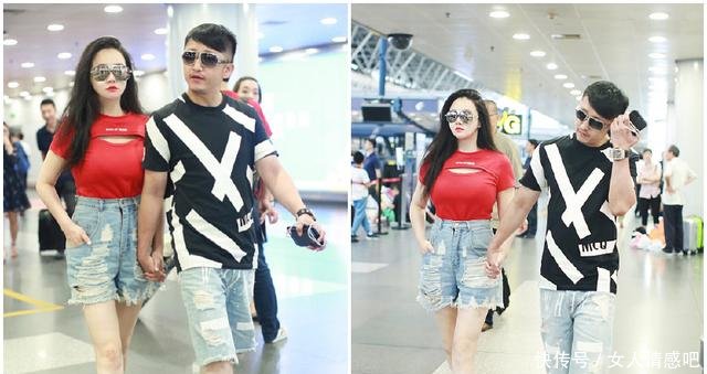 冉莹颖厉害！这么紧的裤头也要硬塞，这么宽的T恤却有撑爆的感觉