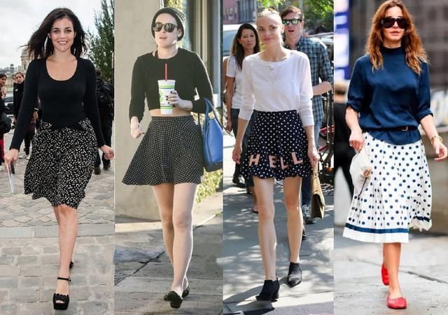 没条波点裙都不好意思出门，36套示范搭配，跟着时髦精穿就行