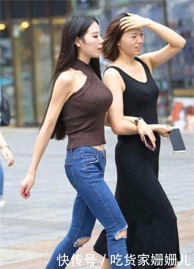 「 气质」甜美淡雅的颜色，尽显娇美的气质，街拍：穿着短裤套装的小姐姐