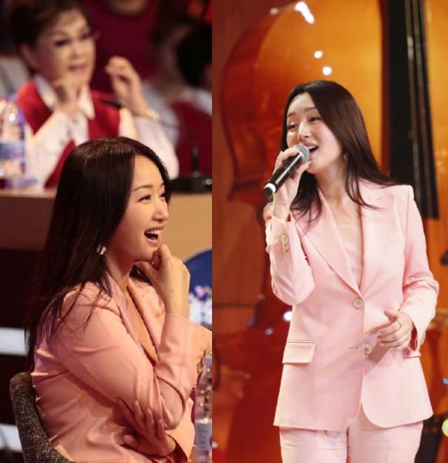 47岁还敢这么穿，大红色玫瑰裙土味十足，杨钰莹为了人气也是拼了