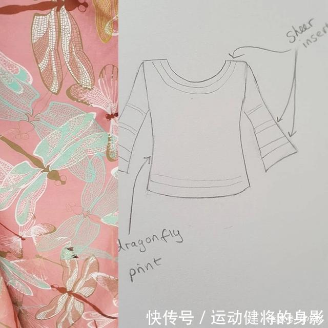  「时髦」她喜欢把普通衣服的款式，给它重新设计，不仅看起来更时髦且高级