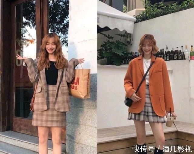 「半身裙」18套不重复的春天穿搭,甜美与帅气并存,做个迷人可爱的甜酷女孩