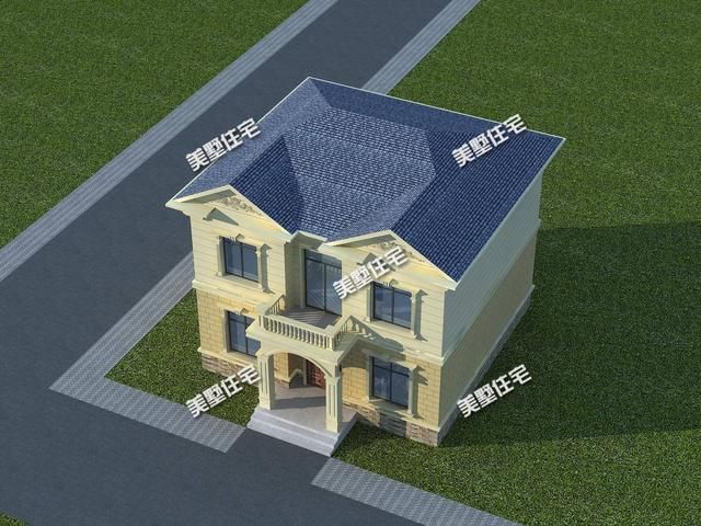 8套二层农村别墅，造价仅25万，款款亮眼