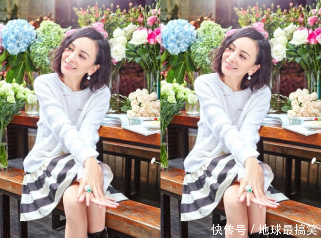 48岁雪姨不服老，穿仙女裙好似20岁少女，网友：吃了防腐剂吧