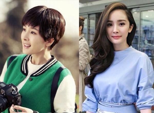 当红女星长发与短发对比，郑爽第二刘亦菲垫底，第一让人心服口服