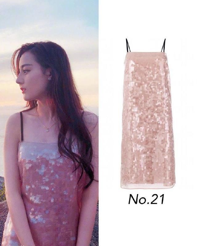 当迪丽热巴和古力娜扎穿亮片裙，网友：“艳俗”和“仙气”的差距