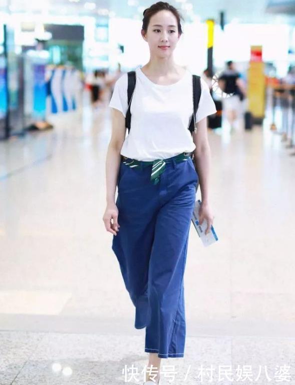 张钧甯黑色紧身裤,大长腿虐爆全场,网友:这还是腿吗?