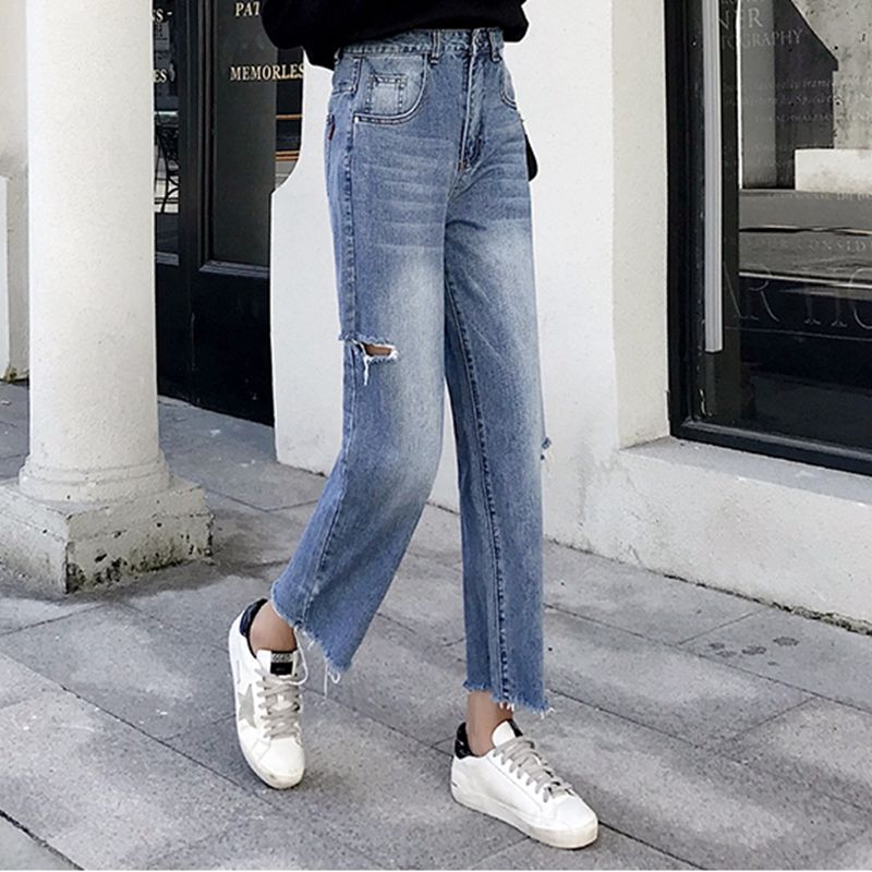 今天买了这几条牛仔裤，简直美翻天了，买一次还想买第二次