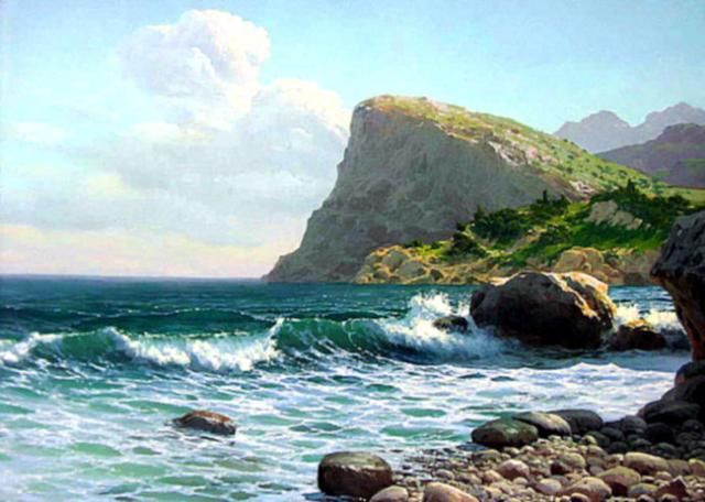 【醉在画中】俄罗斯画家米哈伊尔.费多罗夫风景油画