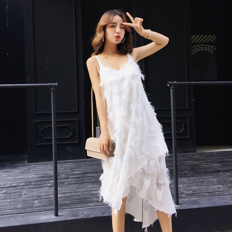 老公眼光真好,给我买这样的连衣裙,穿上超级有魅力还有女人味