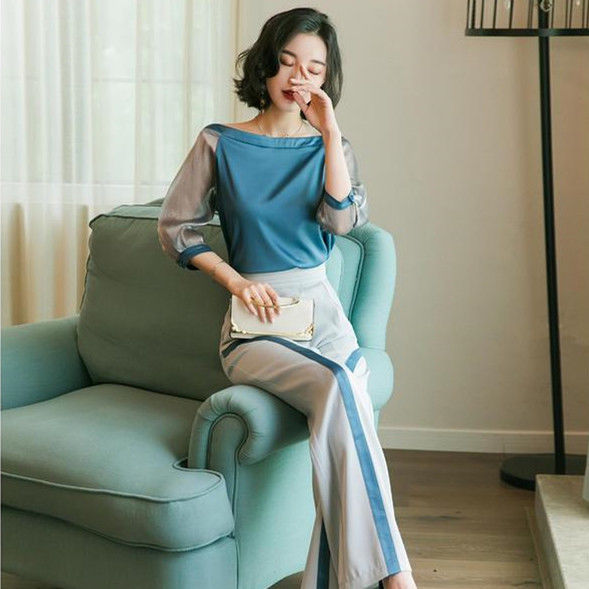 女生穿上“阔腿裤”套装，走起路来优雅知性，实在美的让人窒息