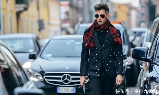  「适合休闲场」下雪了，男人们这样系围巾才够撩！