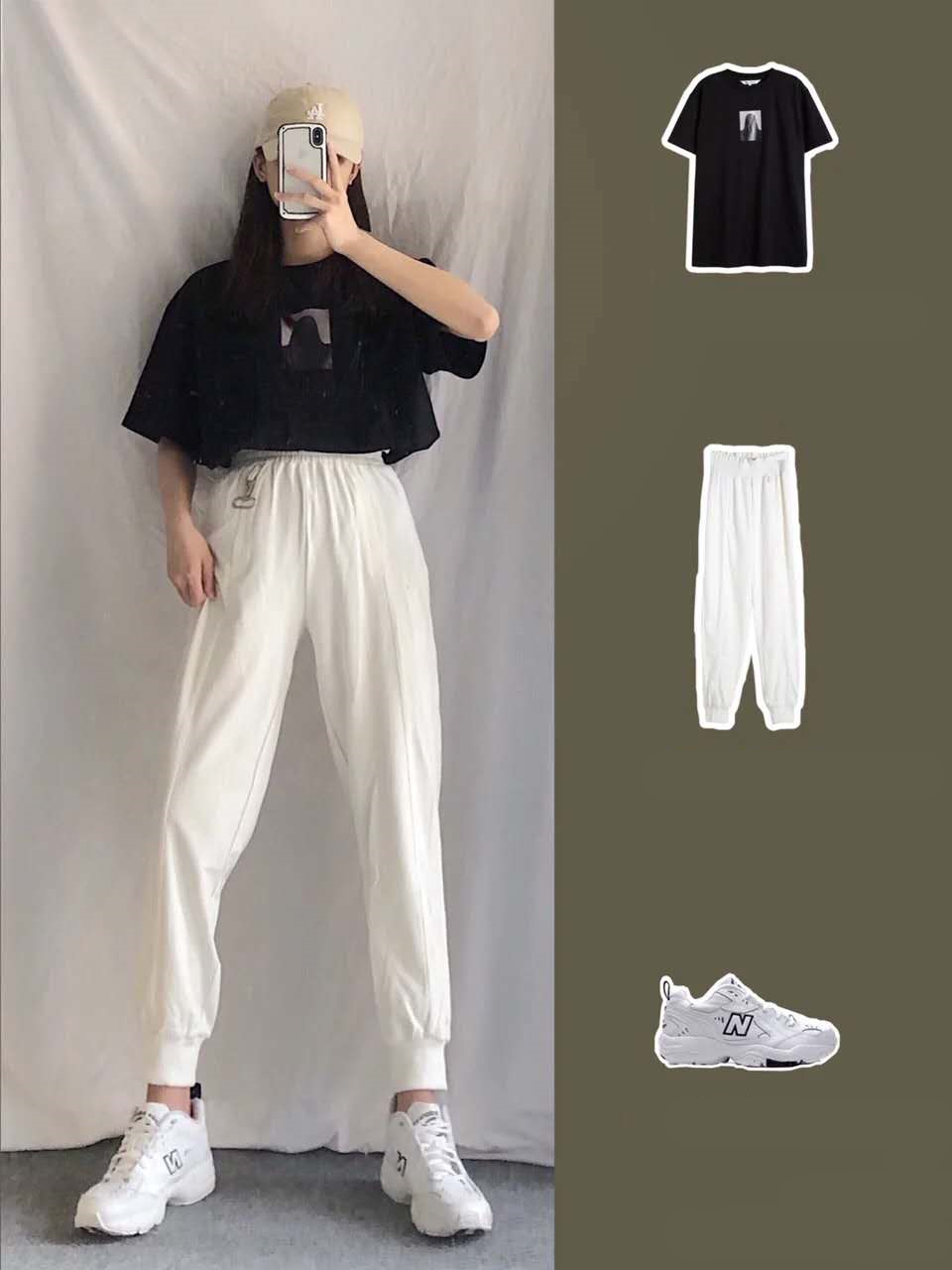  [烦恼]假期不烦恼，简约显高穿搭，休闲chic