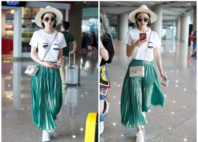 草帽能有多时尚?李沁、热巴旅游都带它，唐艺昕这个笑容我给满分