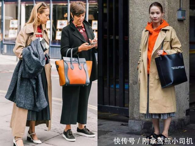 『没想到』风衣里面加裙的5种开春穿搭,没想到这么好看