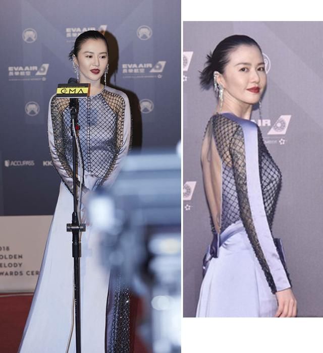 曾经辣眼渔网装,谭维维金曲奖上穿了两次,果然是歌手里最会穿的