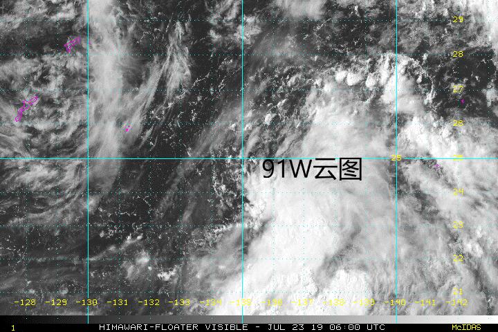 91W生成，美发布低压预警，6号台风或将来了，GFS预报可能达12级