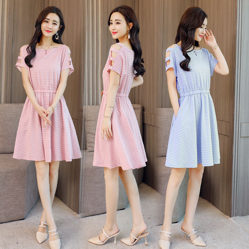 以后打死都不穿短裤了，要穿就穿这样的连衣裙，超显气质