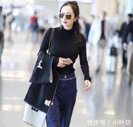 37岁的章子怡靠毛衣+阔腿裤，居然美过郑秀晶