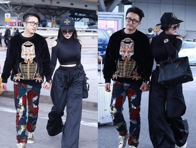 冉莹颖为炫腰勒这么紧, 衣服都快撑“爆”了, 难怪邹市明一脸无奈