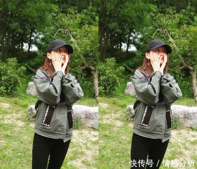 关晓彤真自信，穿条瑜伽裤就去戛纳，还故意系错扣子露出小蛮腰