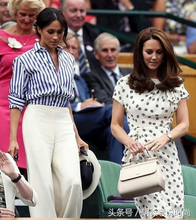 凯特与梅根出席活动，梅根装扮时尚，有一细节让大家大大赞扬
