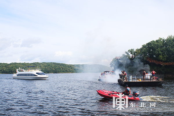 五大连池为旅游安全多上一道＂保险＂ 应急演练动＂真格的＂