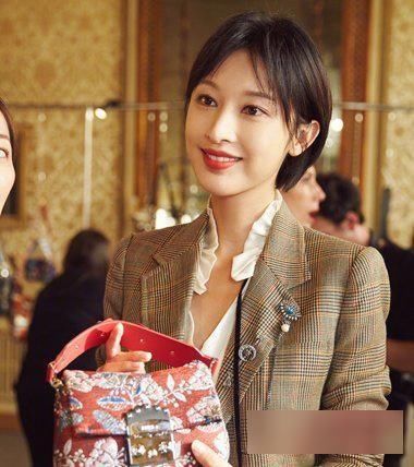 张俪短发发型,适合广大妹子们平时梳理的发型!