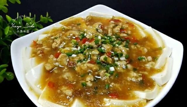  儿子■豆腐和它是绝配，简单蒸一蒸，比红烧肉还香，儿子三天两头点名吃