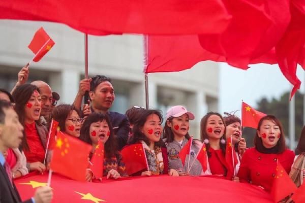  [祖国]2020年第一天的香港紫荆广场