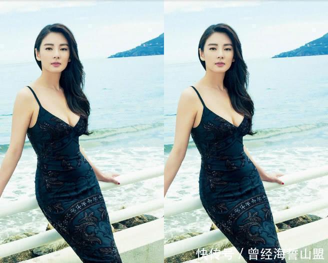 白衬衫黑短裙, 张雨绮穿出“水桶腰”! 网友: 丢人丢到国外了!