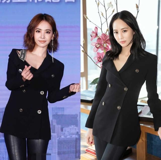 张钧甯身材好到没朋友，撞衫舞曲天后蔡依林，毫无压力的完胜！