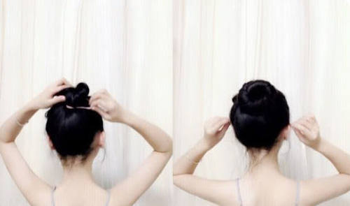 这样扎头发，睡一觉就有超自然卷发，每天多睡15分钟，懒人必学