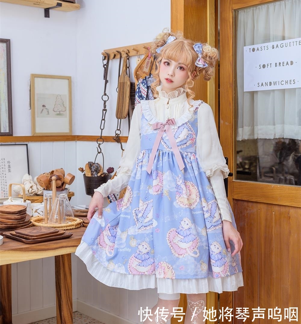  『白菜』这些价不过百的洛丽塔小裙子，白菜好穿又不贵，学生党lo娘的最爱