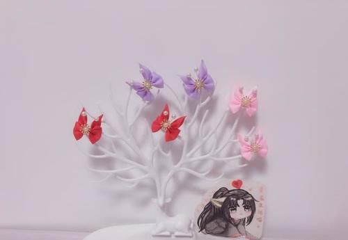  『螺纹织带』花开季节怎么能少了蝴蝶？来做个漂亮的蝴蝶发夹怎么样？