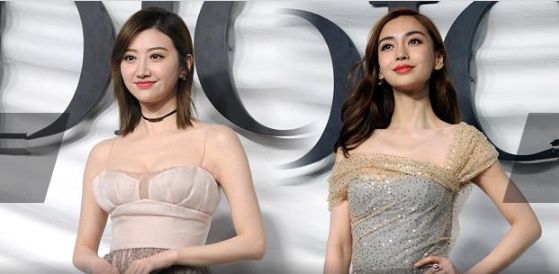 都是品牌活动大使，baby昂首挺胸造型仍输景甜，差距太大了