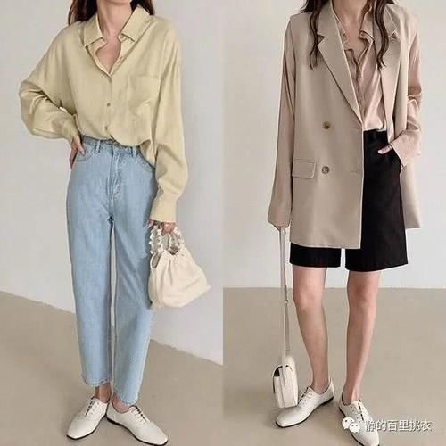 #直筒牛仔#春天穿出简约大方,必备百搭3款单品,让你呈现女人最美的一面