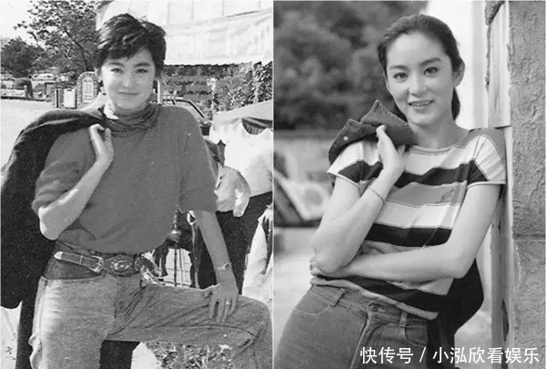 『紧身衣』80年代的香港女星穿搭:牛仔裤,紧身衣,清纯又时尚!