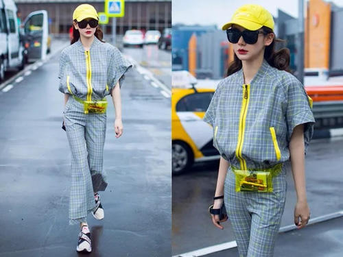 经典回归，秦岚马思纯把格纹穿得很高级