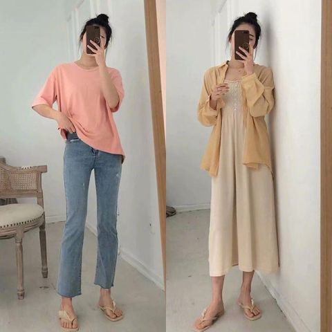 『人人』18套休闲少女风示范,简单又百搭,而且是衣橱里人人都有的单品