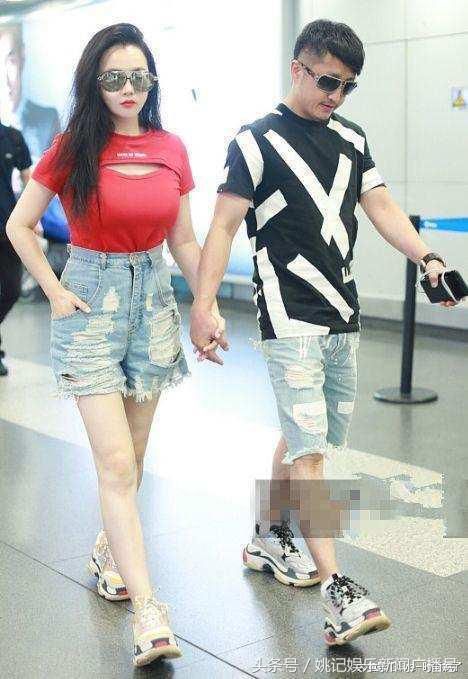 冉莹颖这身材帅爆了!裤子拉到胸以下,网友:难怪邹市明牵这么紧