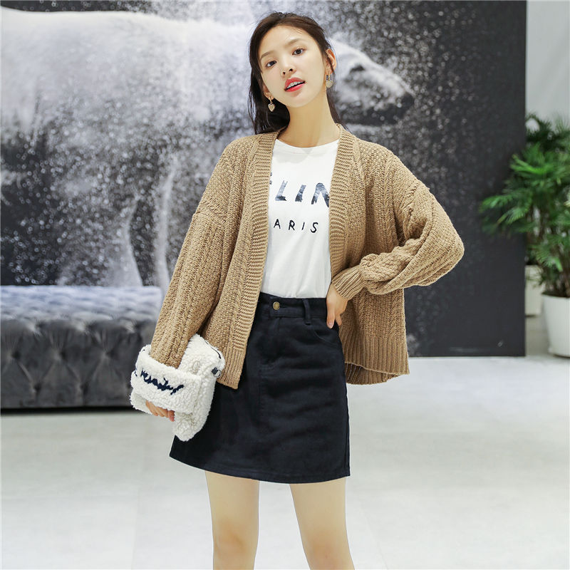 果然是我土了!马上中秋，新款针织毛衣+短裙，比套装洋气暖和