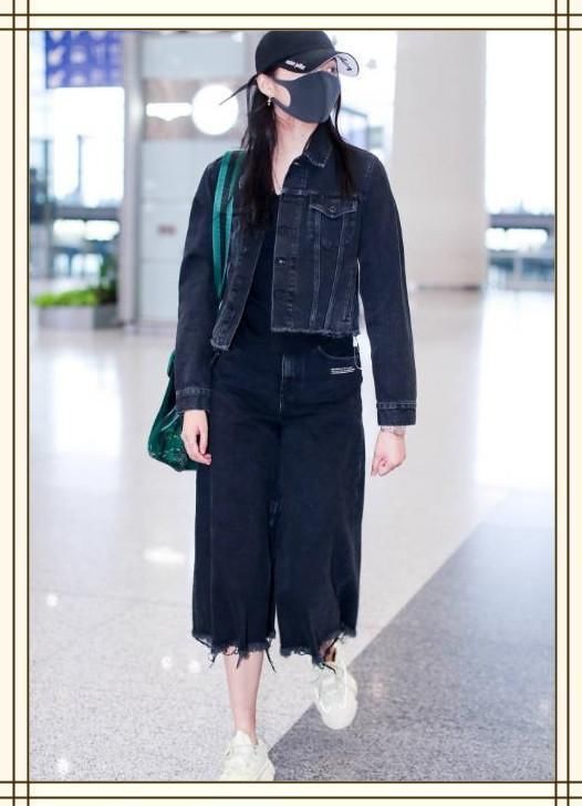 当168热巴和173关晓彤同穿阔腿裤,才知道腿长和腿细哪个更重要!