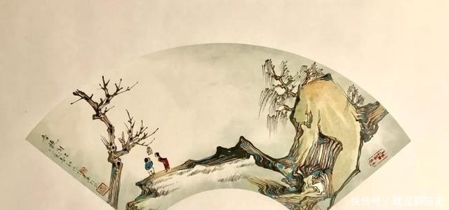 【中国画】「津门网」他的彩墨山水,颇得中国画似与不似的妙蒂