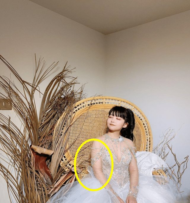  【婚纱照】赖美云这是手滑了? 婚纱照没p就直接发出, 手臂粗细让人意外