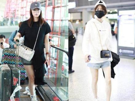 当90斤王丽坤与130斤蒋欣同穿短裤，网友：看完瞬间不想减肥了！